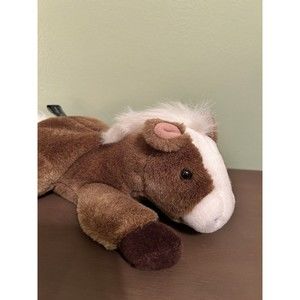 1999 VTG Fancy Zoo Brown Pat The Pony Horse Plush for Saratoga Belmont Stakes